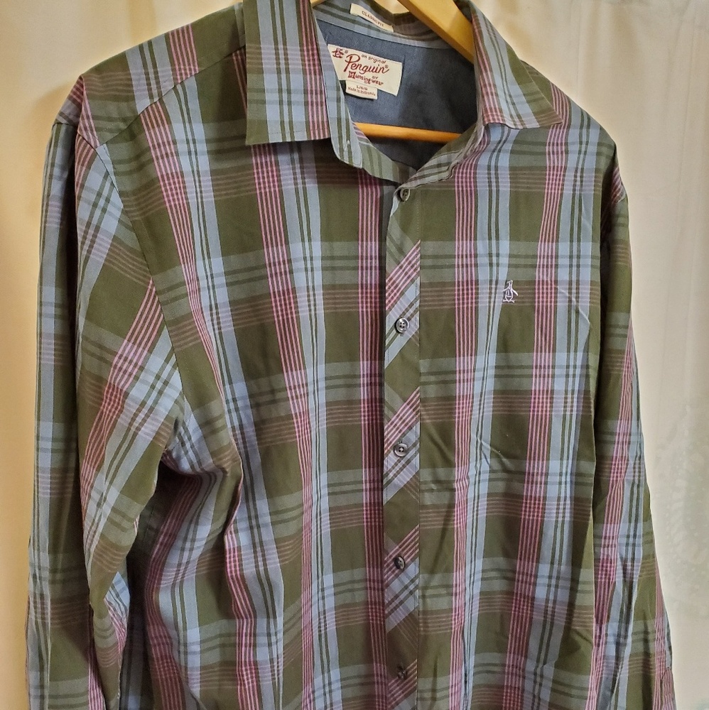 Penguin by Munsingwear long sleeve polo buttondown